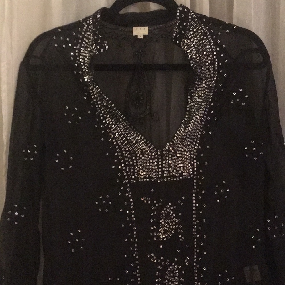 Pia Hallstrom silk tunic